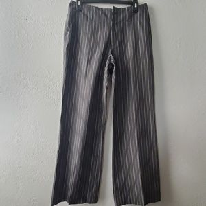 Banana Republic Wide leg pinstripe pants